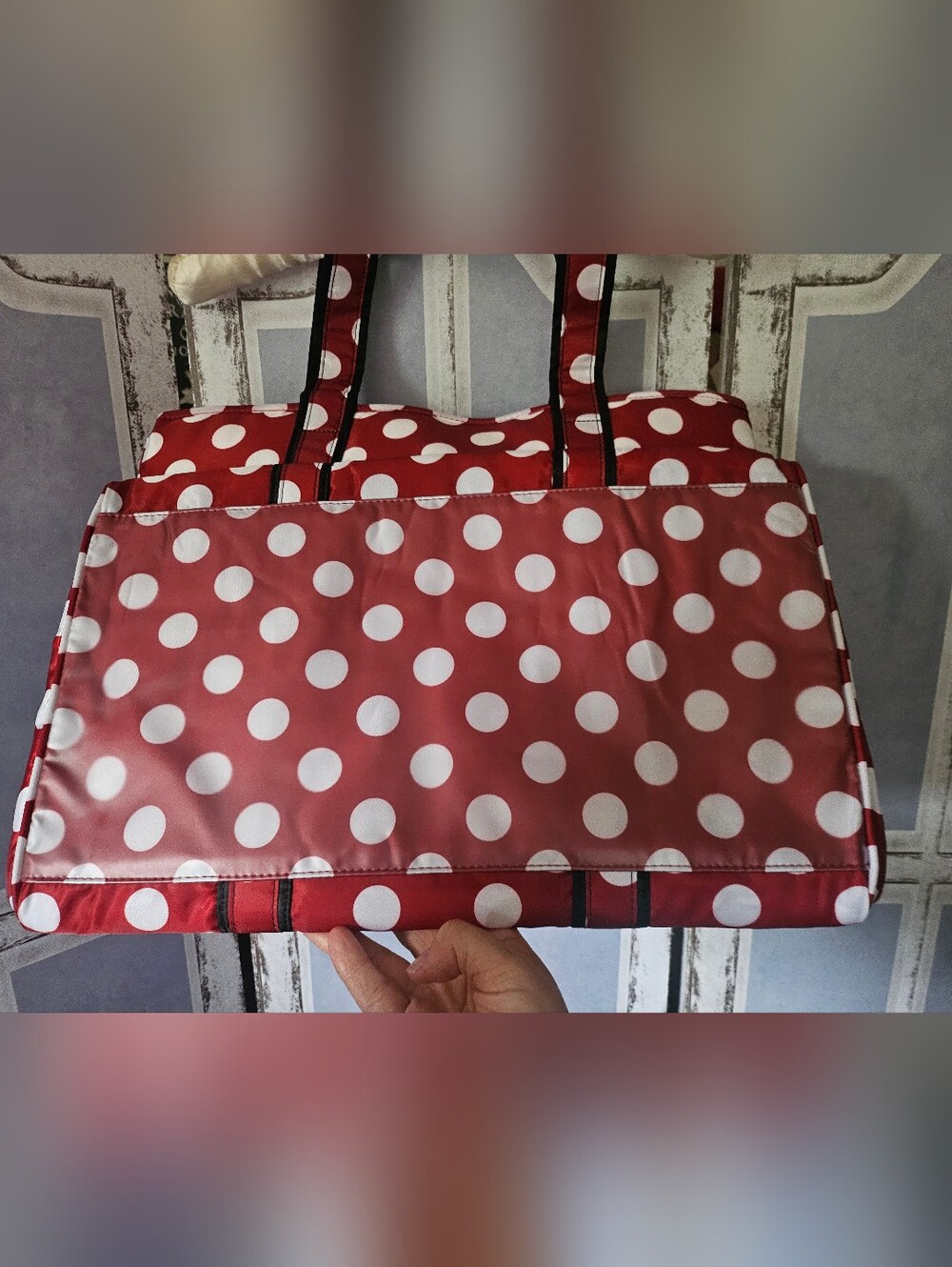 NWT Lug Minnie Mouse Jumbo Shopper Tote "Rover XL" Disney Collectible - Picture 3 of 9